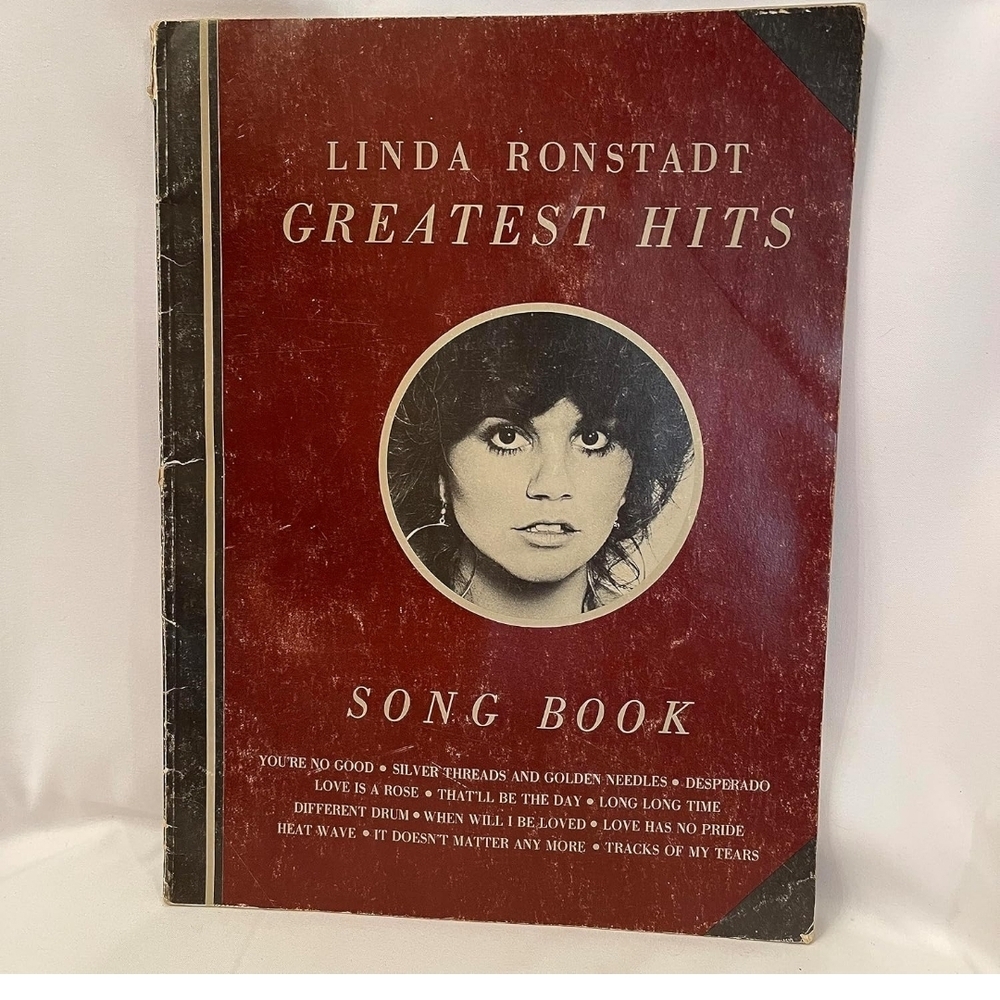 LINDA RONSTADT Greatest Hits Song Book - Red Cover 1978